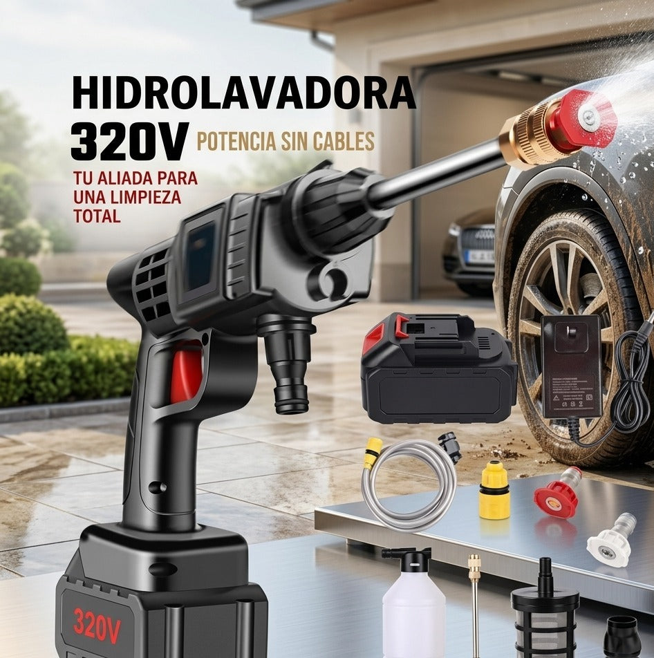 HIDROLAVADORA 320V + INFLADOR