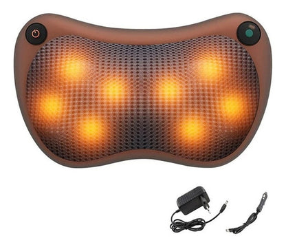 COJÍN MASAJEADOR ELÉCTRICO CON CALOR