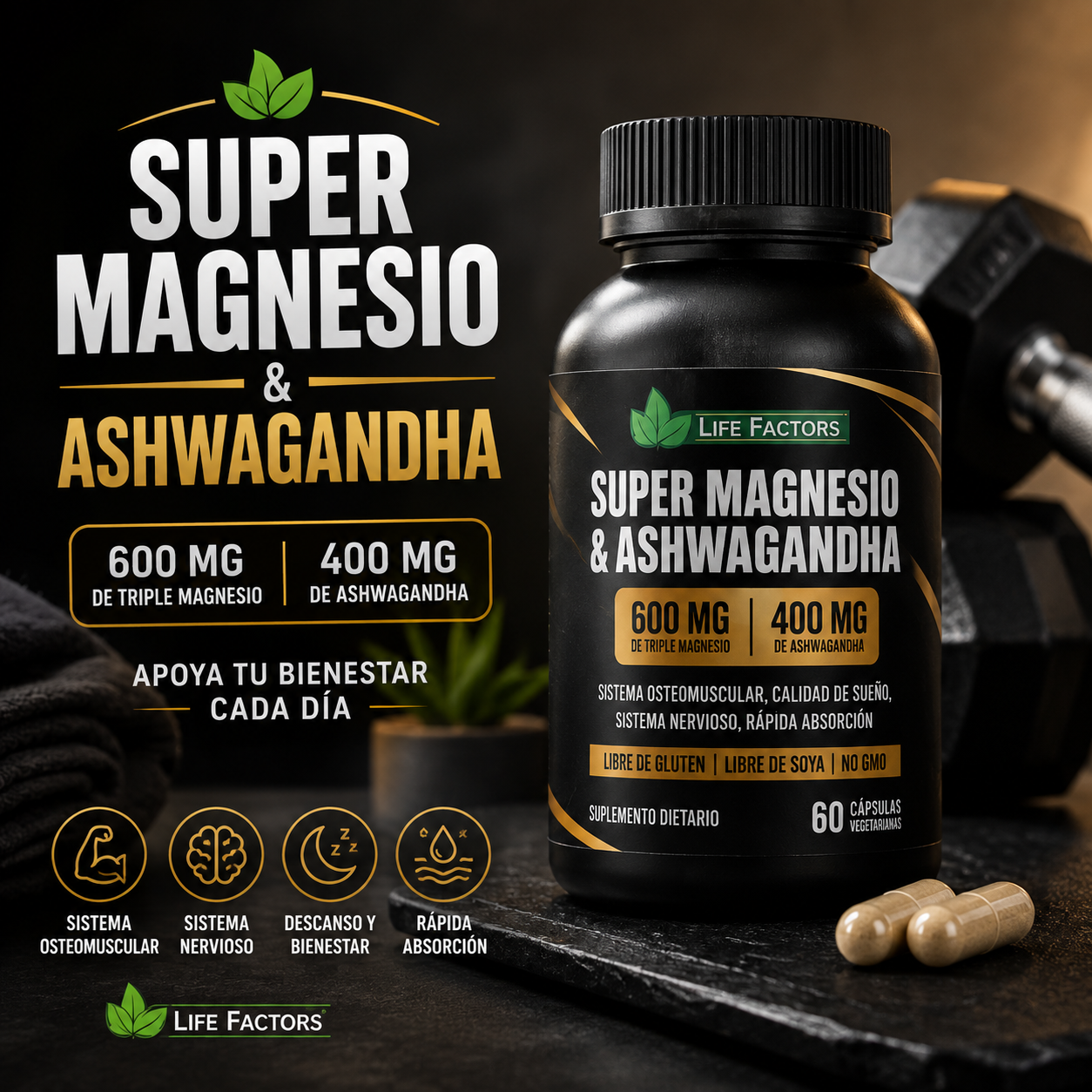 SUPER MAGNESIO & ASHWAGANDHA