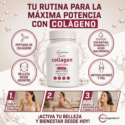 MULTI COLÁGENO 5 PEPTIDES HIDROLIZADO 60 CAP