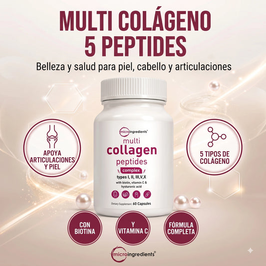 MULTI COLÁGENO 5 PEPTIDES HIDROLIZADO 60 CAP