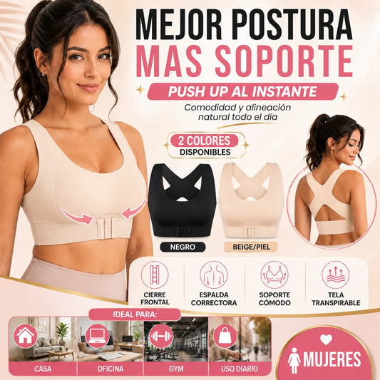 Sostén corrector de postura y efecto Push Up